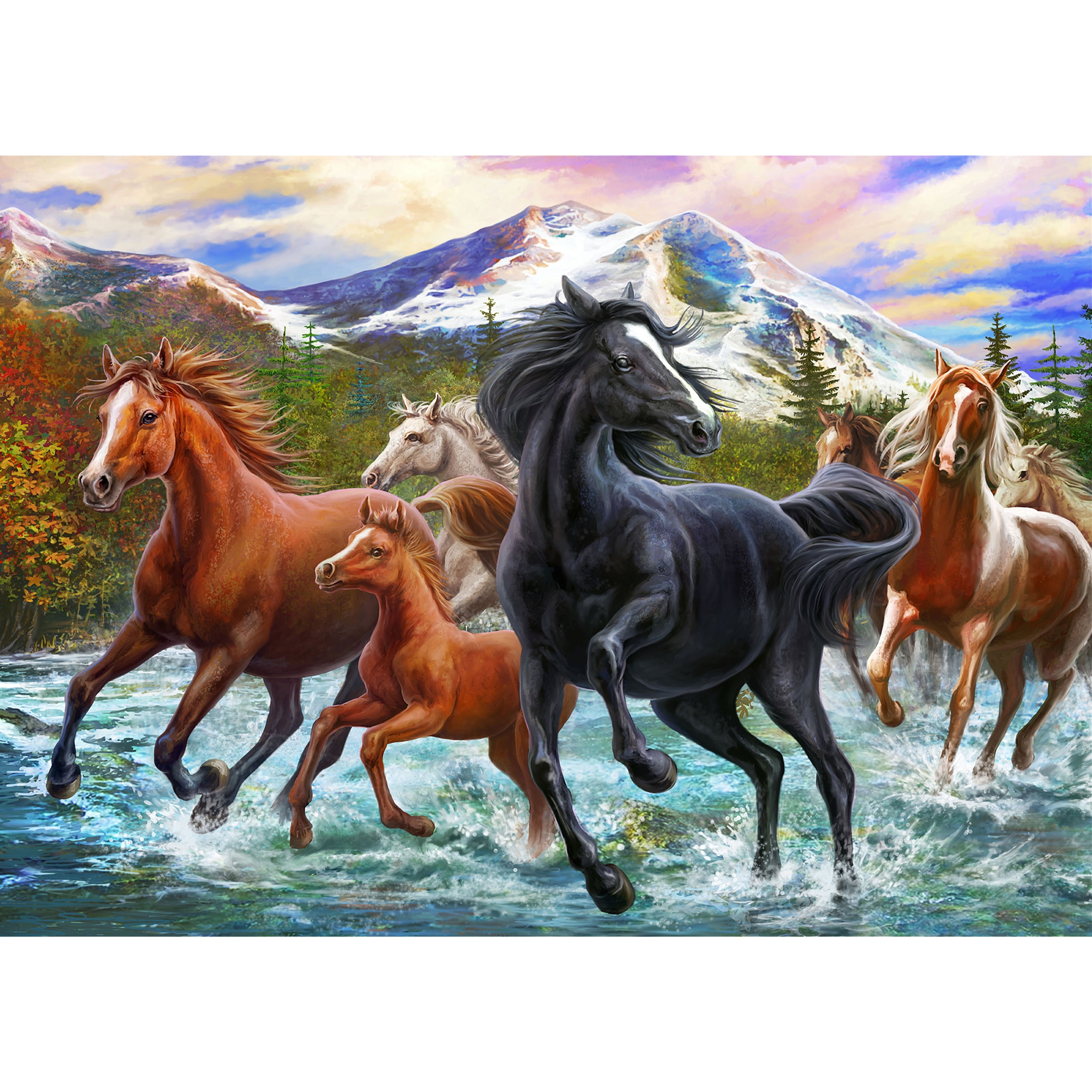 Rivers Edge Products 1000 Piece Puzzle, Jigsaw Puzzle in Tin for Adults ...