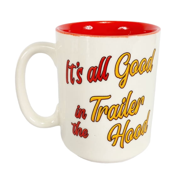 Rivers Edge Products RV Trailer Ceramic Coffee Mug with Handle, 16 Oz, Espresso Cups and Coffee Cups Ceramic, Perfect for Coffee, Expresso, Latte, or Tea, Trailer Hood