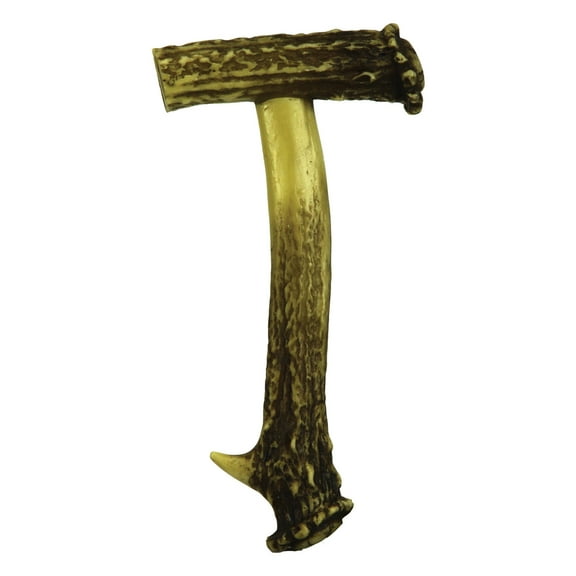 Rivers Edge Products Faux Deer Antler Letters Wall Decor, 8-Inch Resin Wall Mounted Decorative Alphabet Letters, Monogram Home Decor, Rustic Wall Art and 3D Antler Decor, Letter T