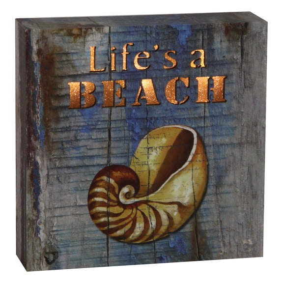 Rivers Edge Products LED Box 6in x 6in - Life's a Beach