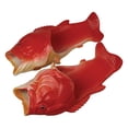 thumbnail image 1 of Rivers Edge Products Red Snapper Fish Sandals, Slip Resistant Contoured Foot Bed, Small, 1 of 5