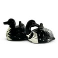 thumbnail image 1 of Rivers Edge Products Salt and Pepper Shakers Set, Unique Poly Resin Spice Dispenser, Novelty Kitchen Counter Decor, Loon, 1 of 7