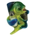 thumbnail image 1 of Rivers Edge Products Salt and Pepper Shakers Set, Unique Poly Resin and Glass Spice Dispenser, Novelty Kitchen Counter Decor, Mahi Mahi, 1 of 2
