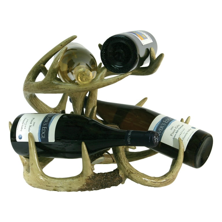 Rivers Edge Products Wine Rack Deer Antler Walmart