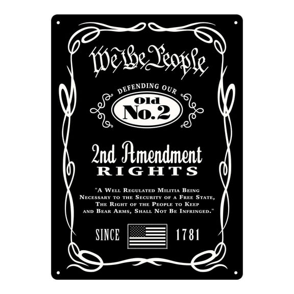 Rivers Edge Sign 12"x17" - "we The People Whiskey"