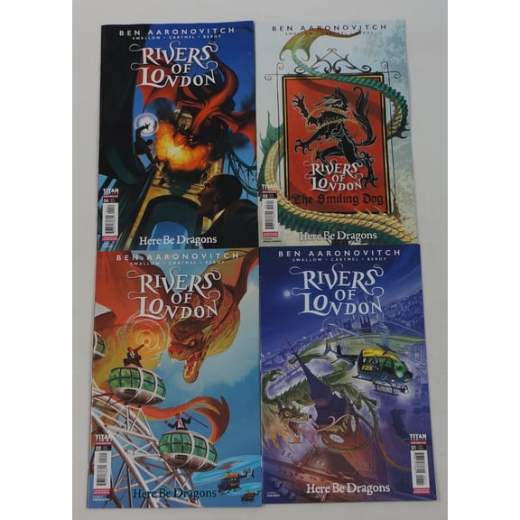 Rivers of London: Here Be Dragons #1-4 VF/NM complete series Ben Aaronovitch ; Titan (AB58)