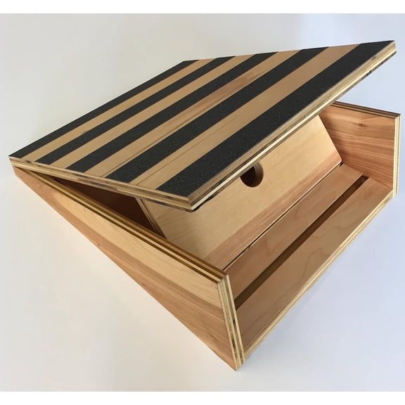 RiversEdge Products Adjustable Slant Board, Large Economy Incline Calf Stretch, 16" x 18", 5 Position