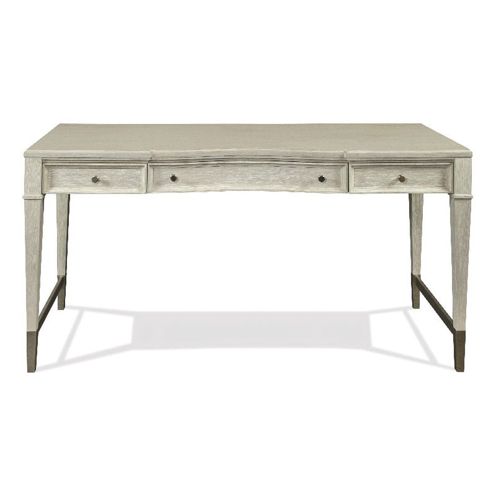 Riverside Furntiure Maisie Wood Writing Desk in Champagne Beige ...