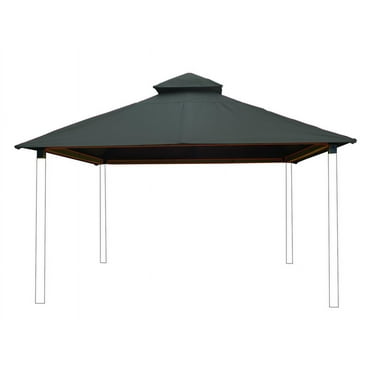 Riverstone Industries 14 ft. sq. ACACIA Gazebo Roof Framing and Mounting Kit Taupe