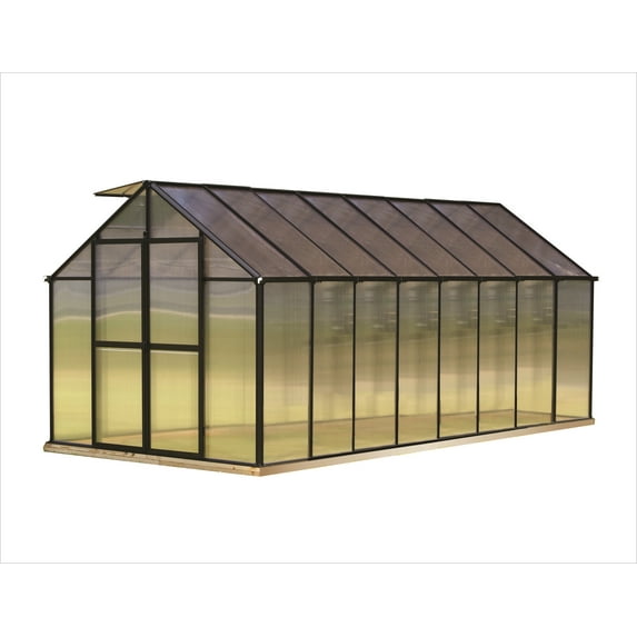 Monticello 8FT x 16FT Black Greenhouse