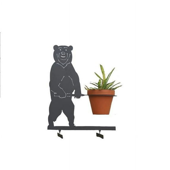 RSI Metal Bear Novelty Garden Planter