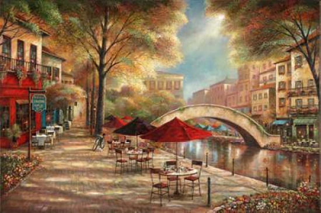 Riverwalk Charm Canvas Art - Ruane Manning (12 x 18)