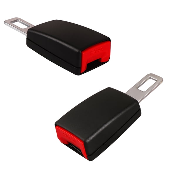 Riverwind 2 Pack 4.7-Inch Seat Belt Buckle Extender Seatbelt Extension Tools for Dodge Grand Caravan 2013 2nd Row Window Seats (7/8" Tongue Width)