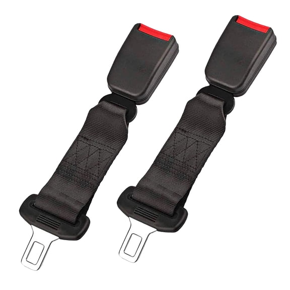 Riverwind 2 Pack 9-Inch Seat Belt Extender Seatbelt Extension Tools for Toyota Sequoia 2022 Third Row Window Seats (7/8" Tongue Width)