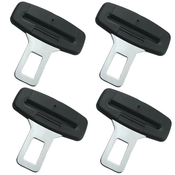 Riverwind 4 Pack Universal Fit Car Seat Belt Buckle Clips, Easy to Access (7/8" Tongue Width)