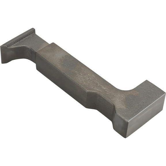 Speedway Motors Rivet Bucking Bar Tool, 2 lb Heel and Toe Design, Precision Cast Iron Construction, Heat Treated and Polished Surfaces for Riveting and Fabrication Work