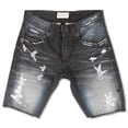 thumbnail image 1 of Rivet De Cru Blue Graphite Denim Shorts, 1 of 1