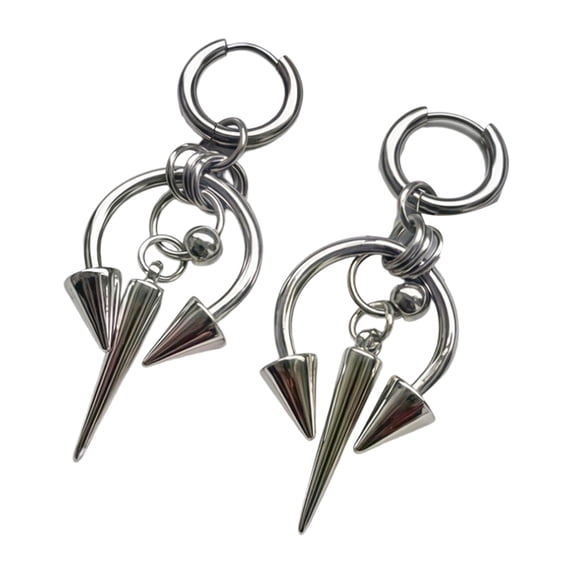 Rivet Earrings Stainless Steel Comfortable Wear