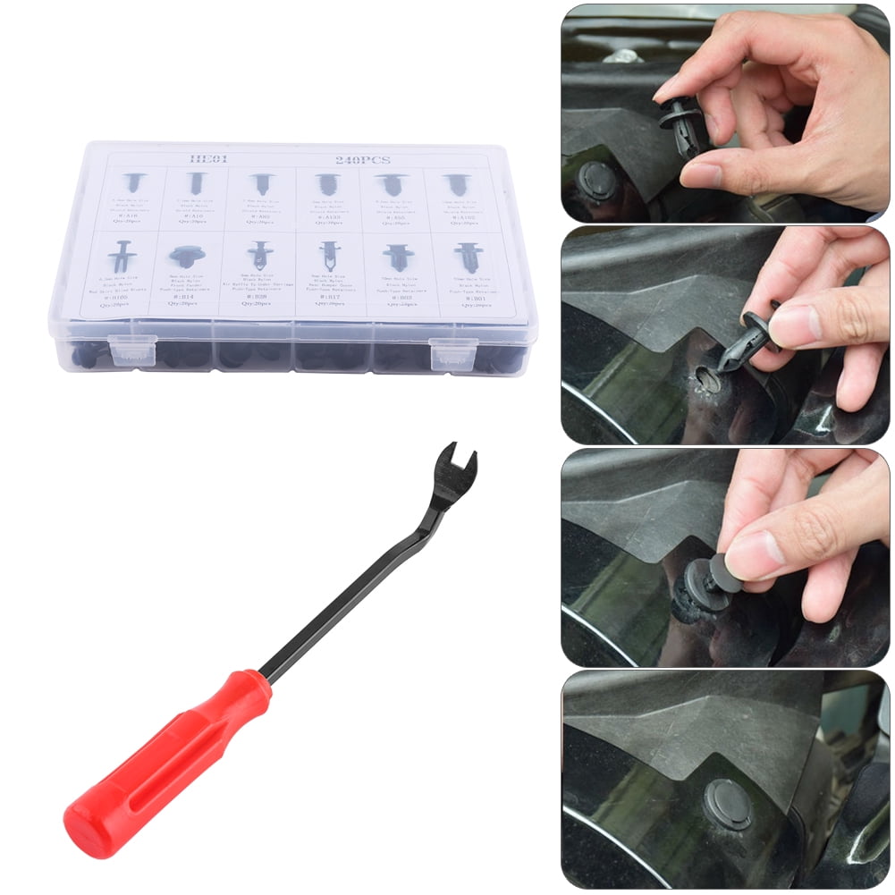 Rivet Fasteners, Car Push Pin Kit Nylon Recognizable Multiple Sizes For