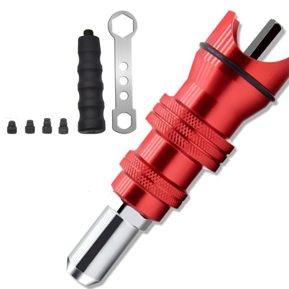 Rivet Attachment, Rivet Drill Attachment for Drill Riveter Electric Rivet Nut Riveting Tool Drill Adapter
