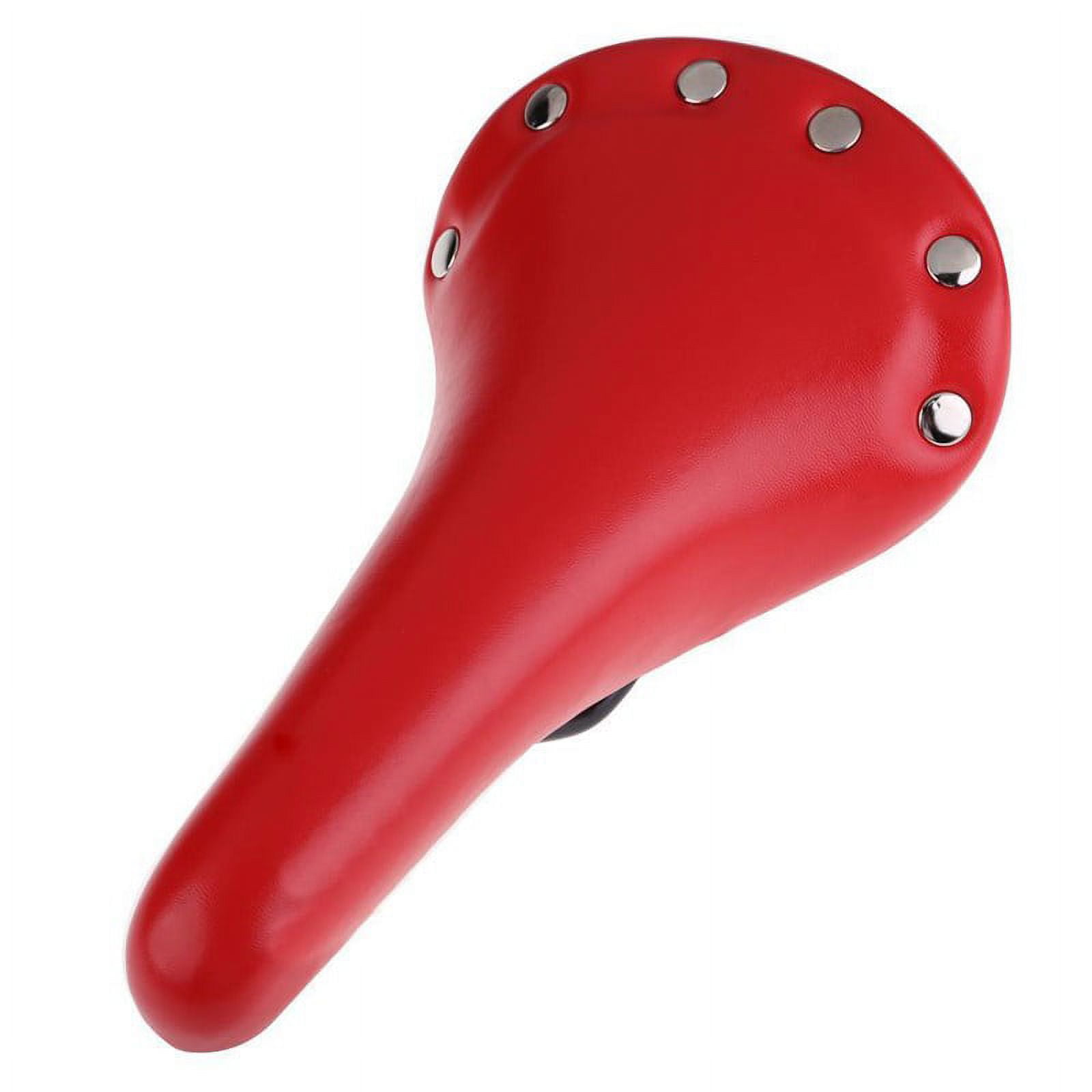 Rivet PU Leather Fixed Gear MTB Fixie Bike Track Bicycle Cycling Saddle