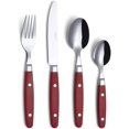 Rivet/Retro Style Silverware Set 24Piece Stainless Steel Cutlery