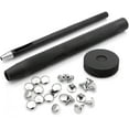 thumbnail image 1 of CRAFTME STUDIO 5mm Double Cap Rivet Setter Tool Kit with Block Anvil, Hole Cutter and 100 Silver Rivets, Leathercraft and DIY Supply, 1 of 9