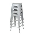 thumbnail image 1 of Rivet Stack Stool (4 pack)- Grey, 1 of 4