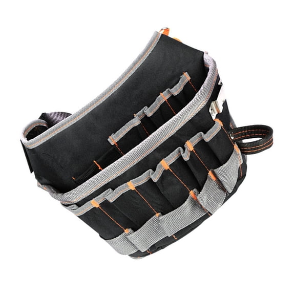 Riveted Reinforcement Tool Pouch Multiple Pockets Electrician Tool Bag Multifunctional Waist Bag Organizer Tool Holder
