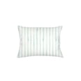 thumbnail image 1 of Riviera Aqua Striped Linen Pillow 14x20 Down Alternative, 1 of 1