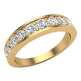 thumbnail image 1 of Riviera Diamond Wedding Band for Women 0.80 Carat 18K Gold ( G , SI ), 1 of 5