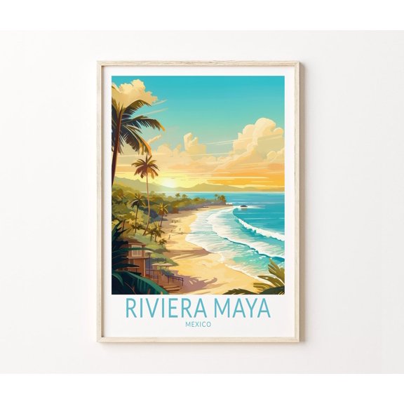 Riviera Maya Mexico Tropical Coast Home Decor