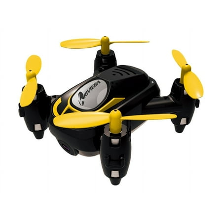 Riviera RC Micro Quad Wi-Fi Drone with 3D App - Black