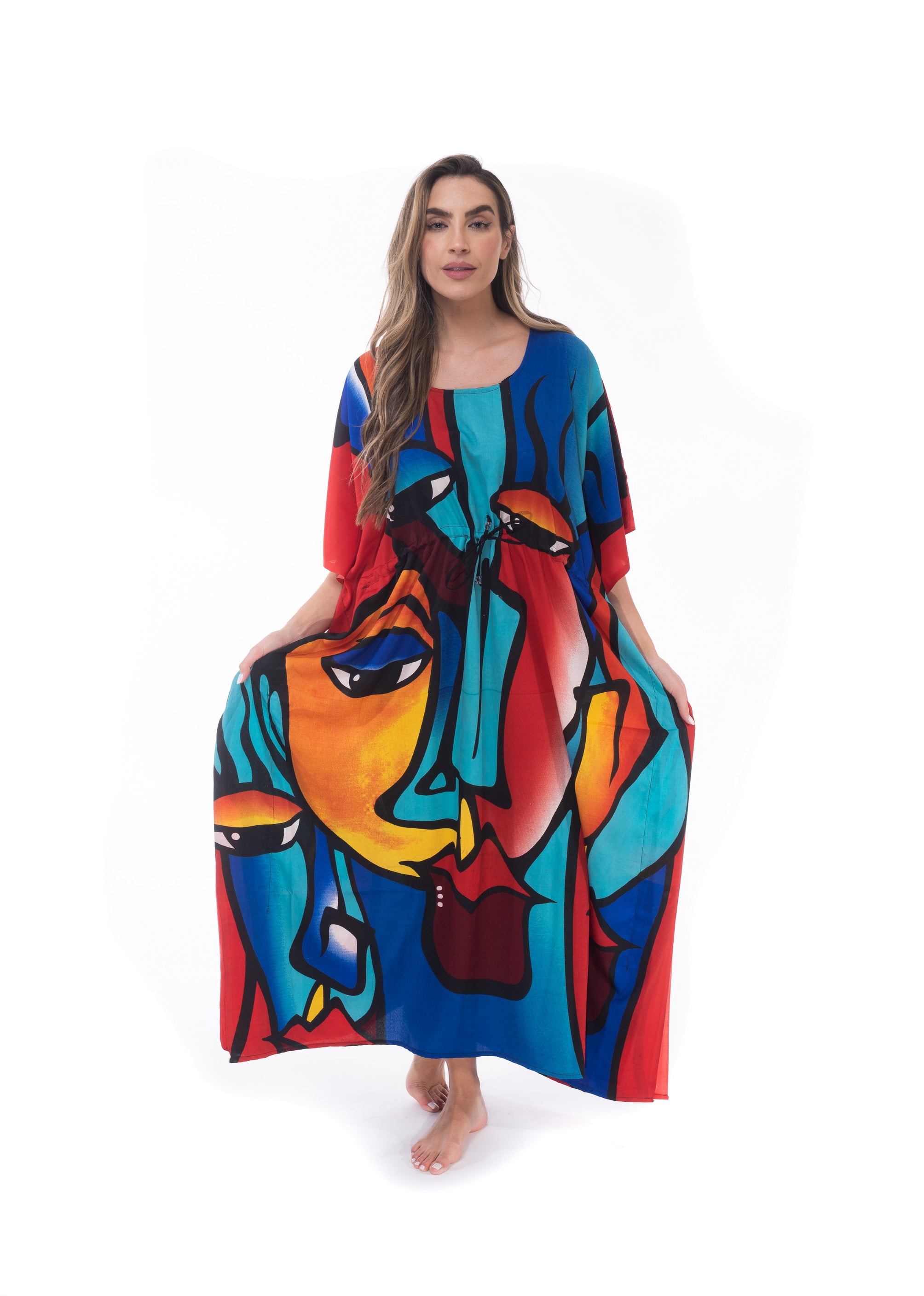 Riviera Sun African Print Dashiki Maxi Caftan Lightweight Flowing riviera-sun-african-print-dashiki-maxi-caftan-lightweight-flowing