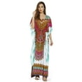 thumbnail image 1 of Riviera Sun Maxi Length Cinch Waist Caftan Kaftans for Women, 1 of 3