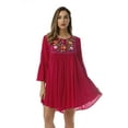thumbnail image 1 of Riviera Sun Cold Shoulder Floral Embroidered Casual Dress, 1 of 3