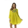 thumbnail image 1 of Riviera Sun Cold Shoulder Floral Embroidered Casual Dress, 1 of 3