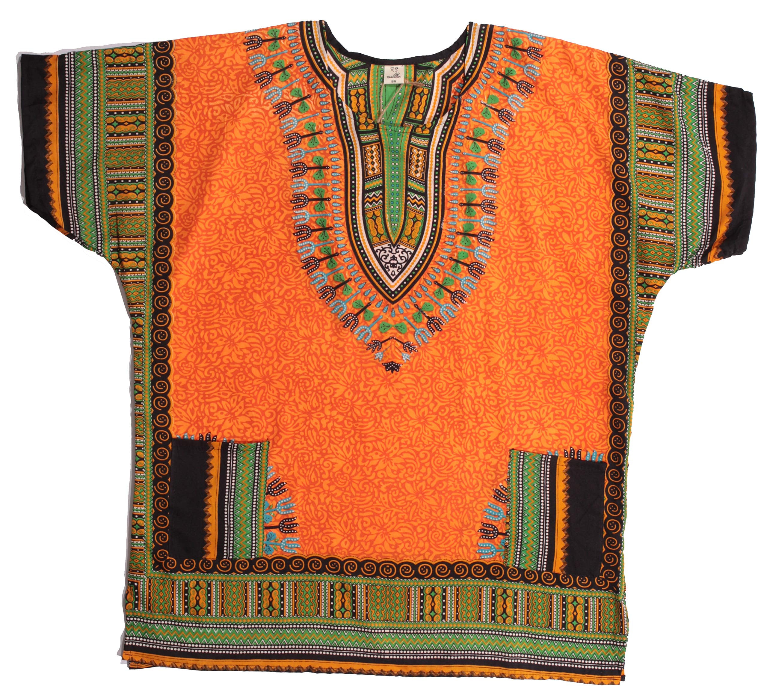 Riviera Sun Dashiki Shirt for Men with Pockets African Tribal Print ...