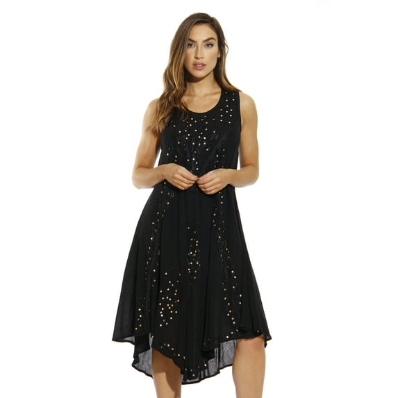 Riviera Sun Dress Dresses for Women (Black, 2X, Regular)