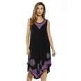 thumbnail image 1 of Riviera Sun Dress / Dresses for Women (Black / Purple, 1X), 1 of 2
