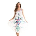thumbnail image 1 of Riviera Sun Dress / Dresses for Women (White - Flower, 2X), 1 of 3
