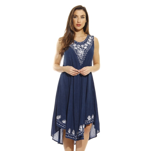 Riviera Sun Dress / Dresses for Women (Dark Denim, Medium)
