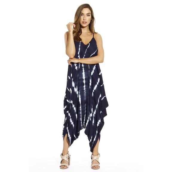 Riviera Sun Jumpsuit / Jumpsuits for Women (Navy / White, Medium)