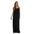 thumbnail image 1 of Riviera Sun Womens Tie-Dye Spaghetti Strap Open-Back Maxi Dress  Boho Beach Cover-Up & Casual Summer Sundress (Black, Medium), 1 of 2