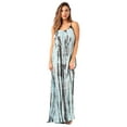 thumbnail image 1 of Riviera Sun Rasta Maxi Dresses for Women (Aqua / Charcoal, Medium), 1 of 3