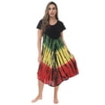 thumbnail image 1 of Riviera Sun Rasta Short Sleeve Umbrella Dresses for Women 25028-XL, 1 of 3