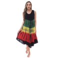 thumbnail image 1 of Riviera Sun Rasta Sleeveless Dresses for Women (Rasta 1, Small), 1 of 3