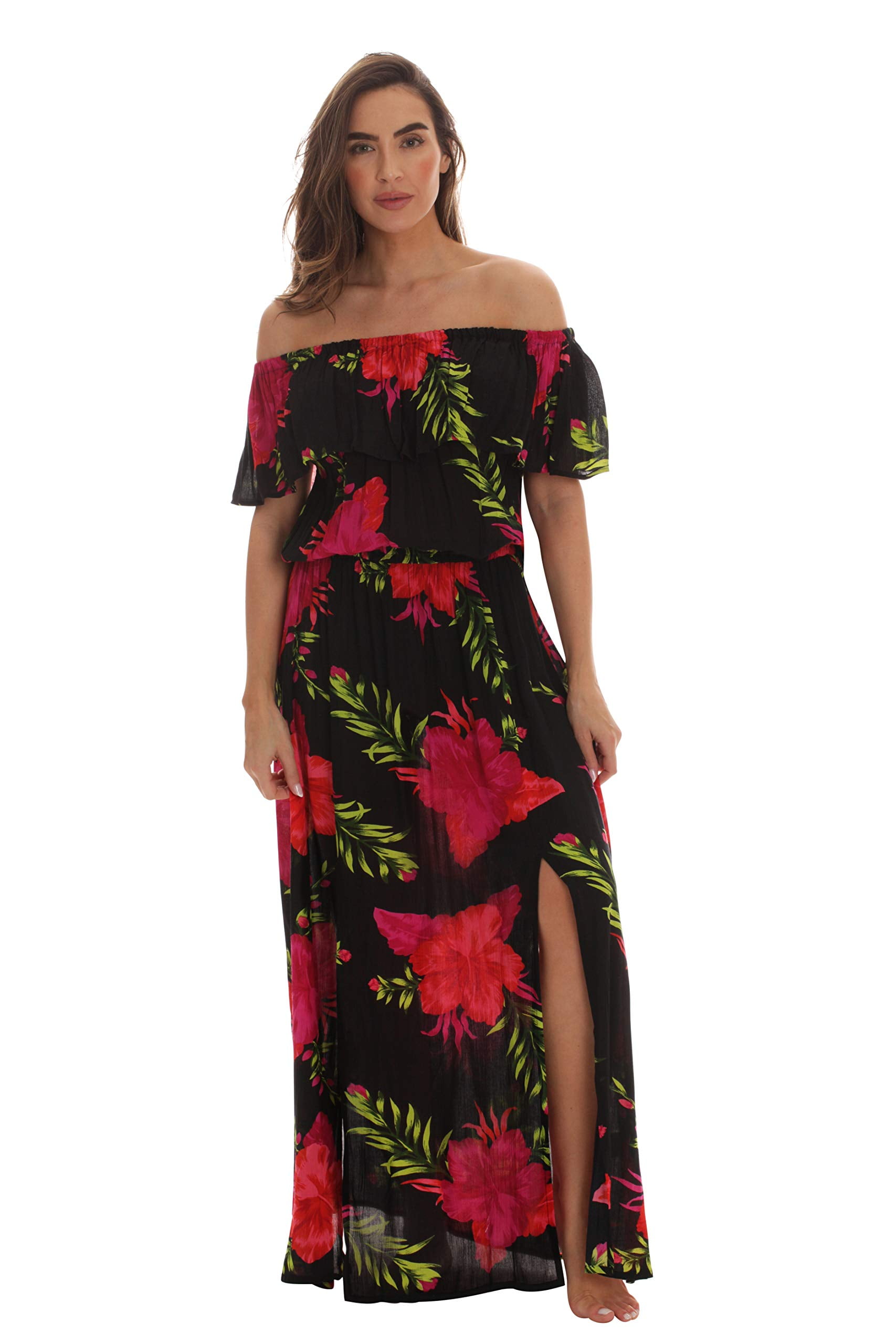 Rayon Crepe Smoking Maxi Dress