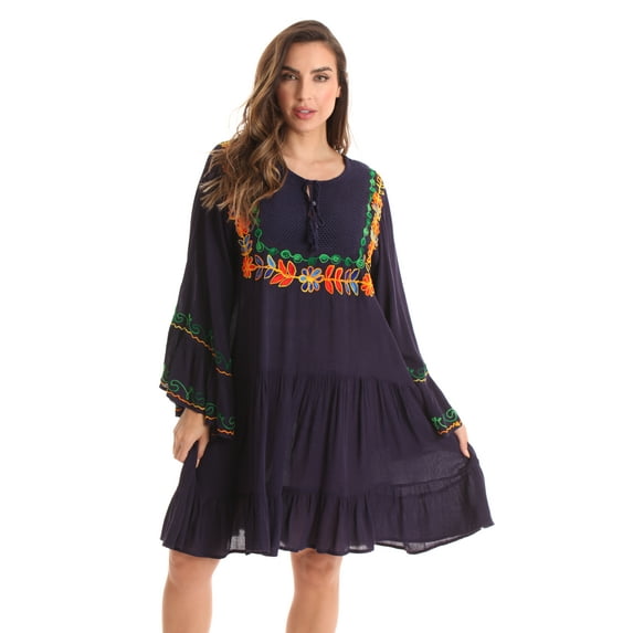 Riviera Sun Rayon Crepe Short Dress for Women