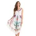 thumbnail image 1 of Riviera Sun Sleeveless Umbrella Dresses for Women (White - Floral Tree, Large), 1 of 3